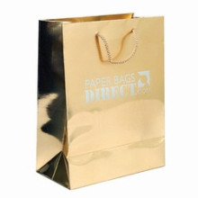 Paper Shopping Bag with Cmyk Printing for Promotion